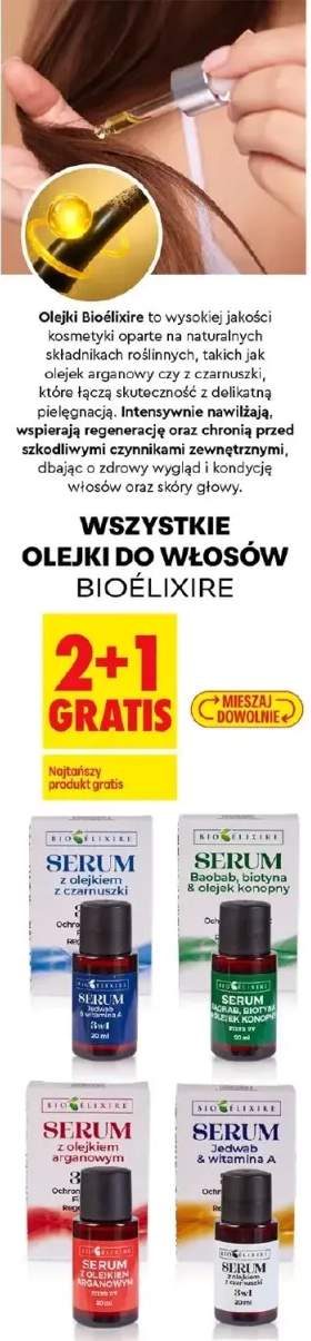 Olejki Bioélixire do włosów