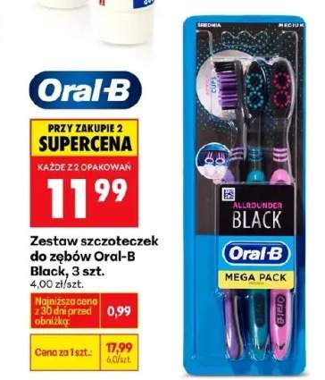 Zestaw szczoteczek do zębów Black