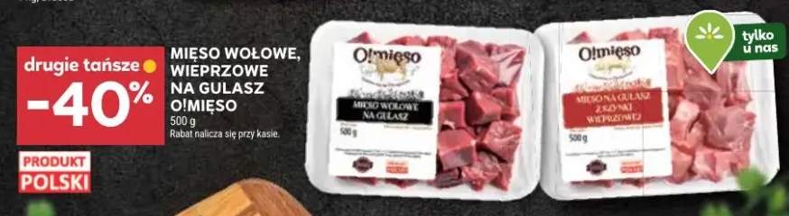 Mięso wołowe, wieprzowe na gulasz Qlmięso