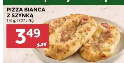 Pizza bianca z szynką