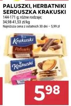 Paluszki, herbatniki