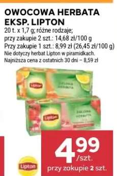 Herbata owocowa różne rodzaje