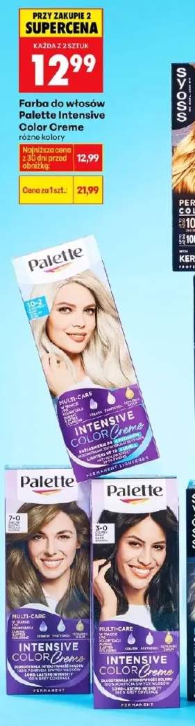 Farba do włosów Syoss różne kolory