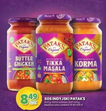 Sos indyjski Butter Chicken, Tikka Masala, Korma