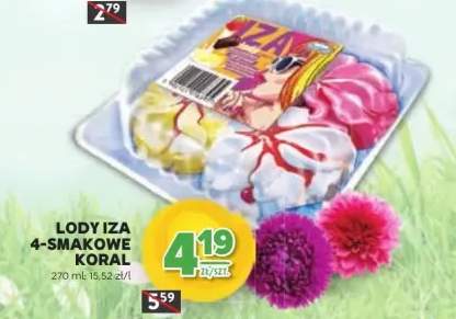 Lody Iza 4-smakowe