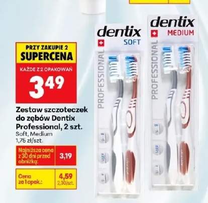 Zestaw szczoteczek do zębów Professional Medium