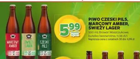 Piwo Czeski Pils, Marcowy Amber, Świeży Lager