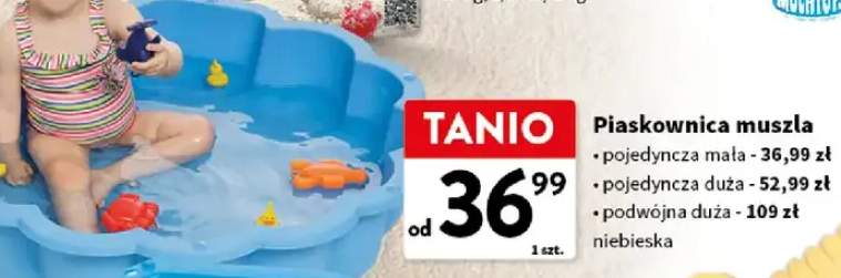 Piaskownica muszla pojedyncza mała