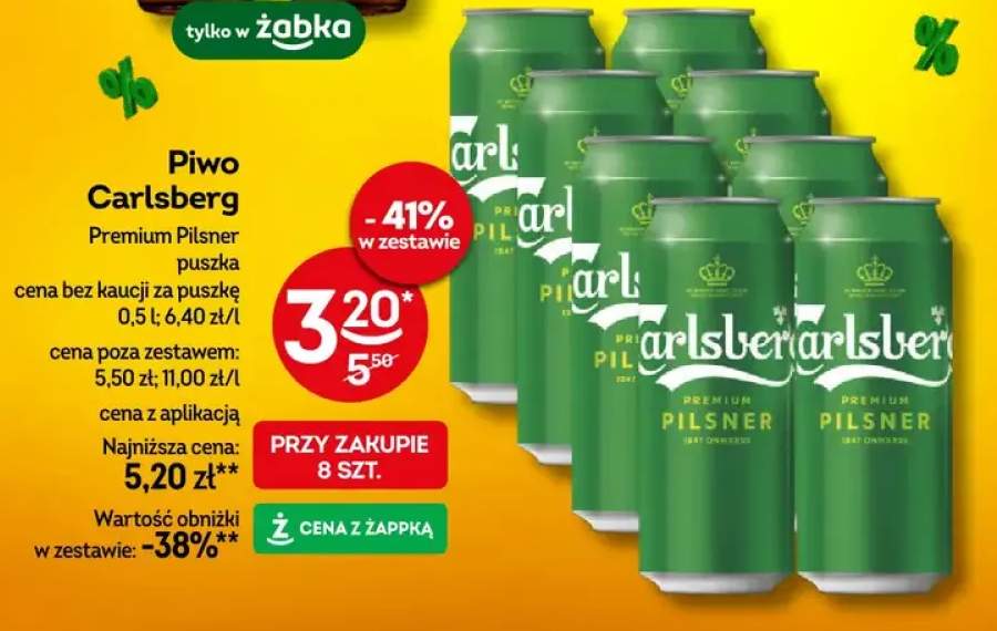 Piwo Carlsberg Premium Pilsner puszka