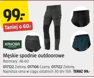 Spodnie męskie outdoorowe