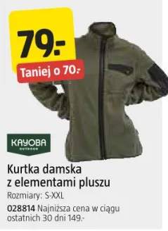 Kurtka damska z elementami pluszu