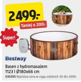 Basen z hydromasażem 1123 l Ø180x66 cm