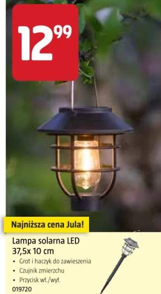 Lampa solarna LED 37,5x 10 cm