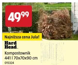 Kompostownik 441 l 70x70x90 cm