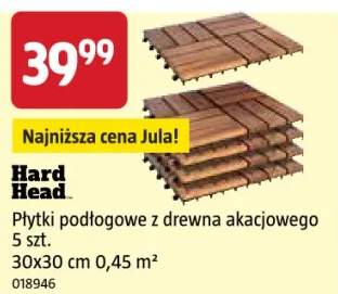 Płytki podłogowe z drewna akacjowego 5 szt. 30x30 cm 0,45 m²