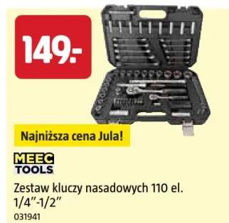 Zestaw kluczy nasadowych 110 el. 1/4"+1/2"