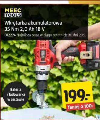 Wkrętarka akumulatorowa 35 Nm 2,0 Ah 18 V