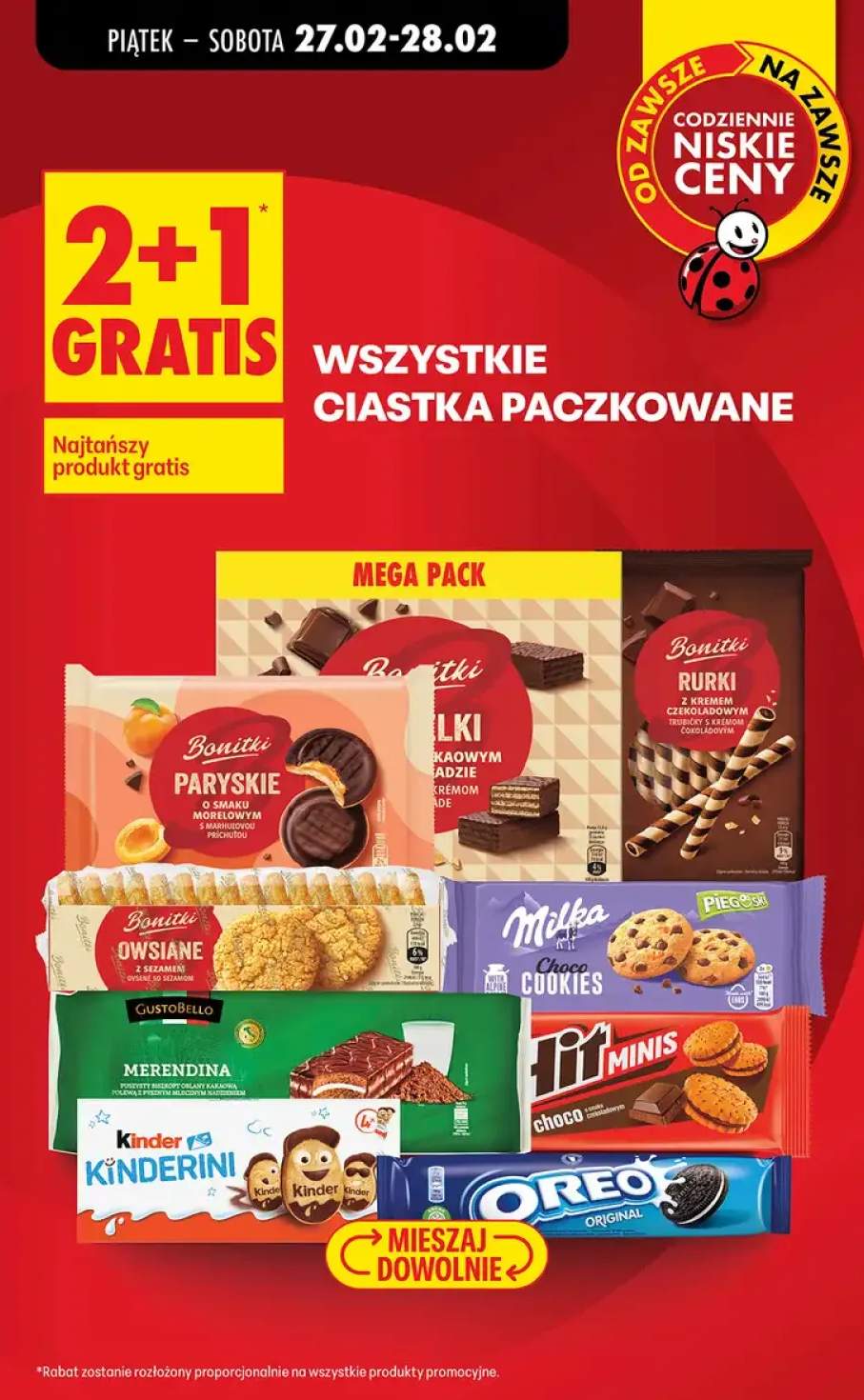 Ciastka minis choco