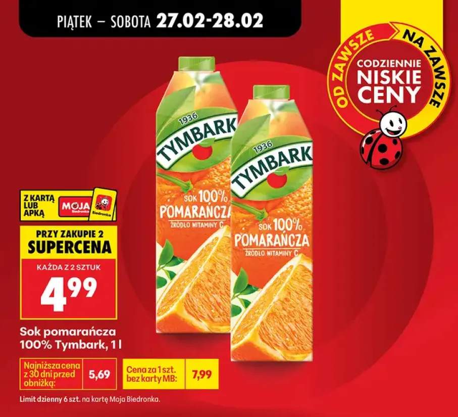 Sok pomarańczowy 100%