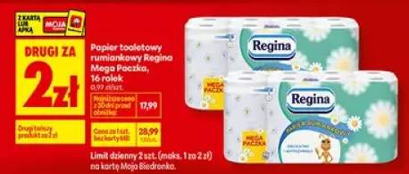 Papier toaletowy nawilżany Regina Mega Paczka