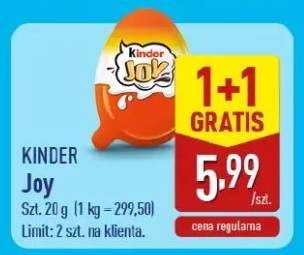 Jajko niespodzianka Kinder Joy