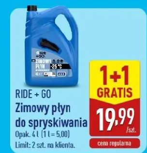 Zimowy płyn do spryskiwania