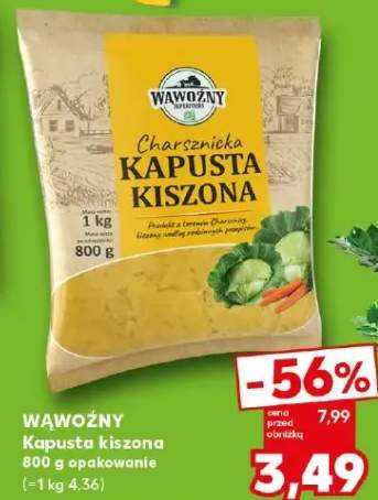 Kapusta kiszona opakowanie 800g