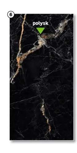 Gres szkliwiony UNIQUE BLACK