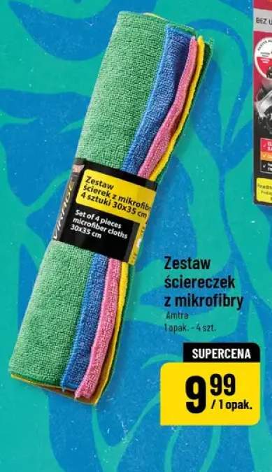 Zestaw ściereczek z mikrofibry