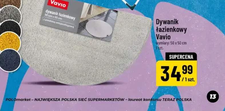 Dywanik łazienkowy 50x50cm