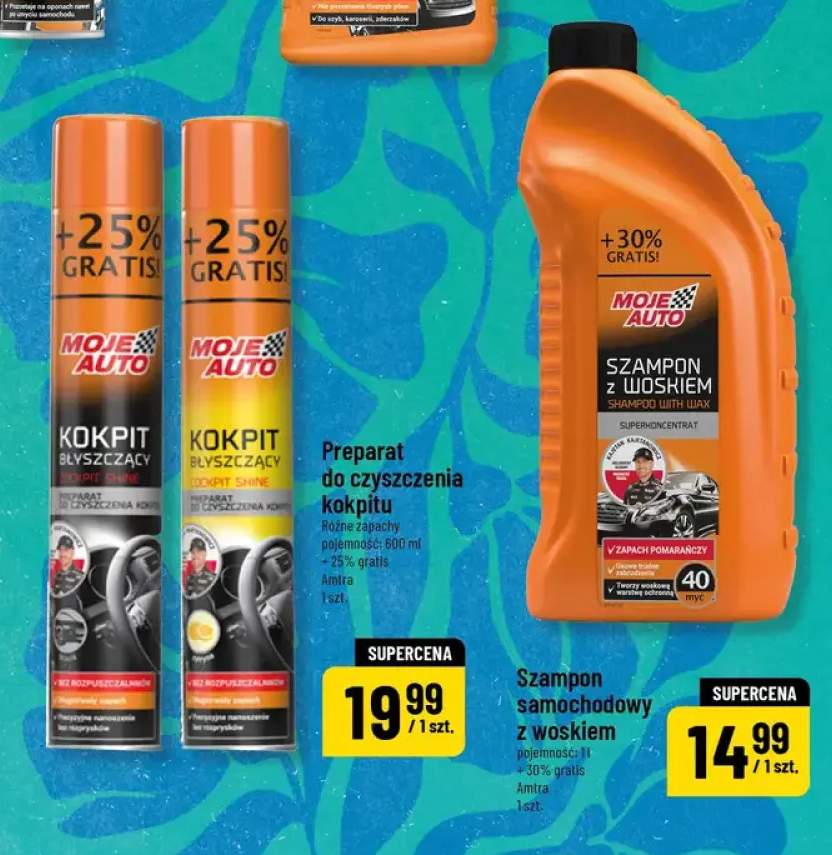 Szampon samochodowy z woskiem +30% gratis
