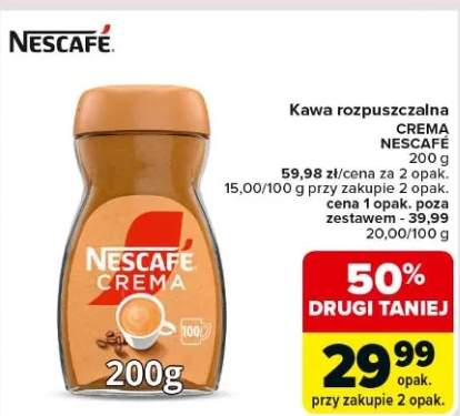 Kawa rozpuszczalna Crema