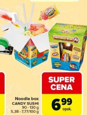 Noodle box Candy Sushi