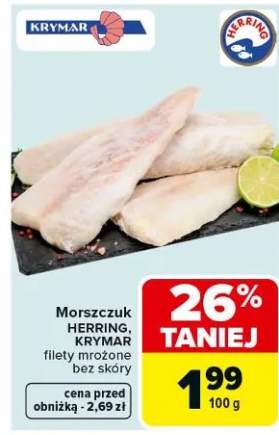 Morszczuk filety mrożone bez skóry