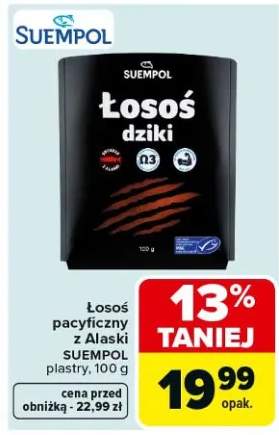 Łosoś pacyficzny z Alaski plastry