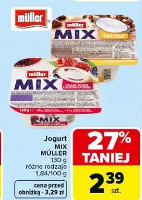 Jogurt mix różne rodzaje