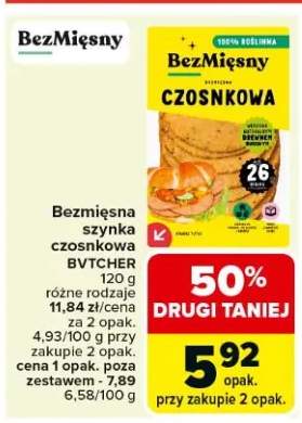 Bezmięsna szynka czosnkowa różne rodzaje