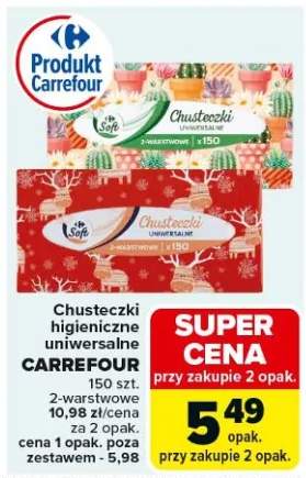 Chusteczki higieniczne uniwersalne