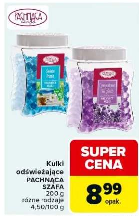 Kulki odświeżające szafa świeże pranie