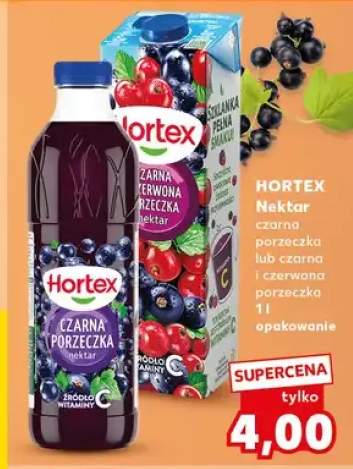 Nektar czarna porzeczka lub czarna porzeczka z czerwoną porzeczką