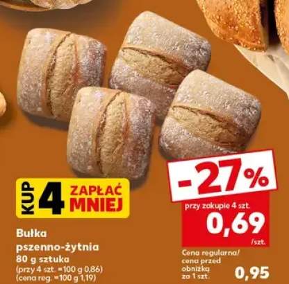 Bułka pszenna-żytnia