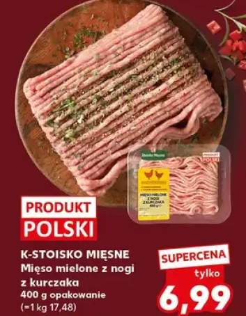 Mięso mielone z nogi z kurczaka