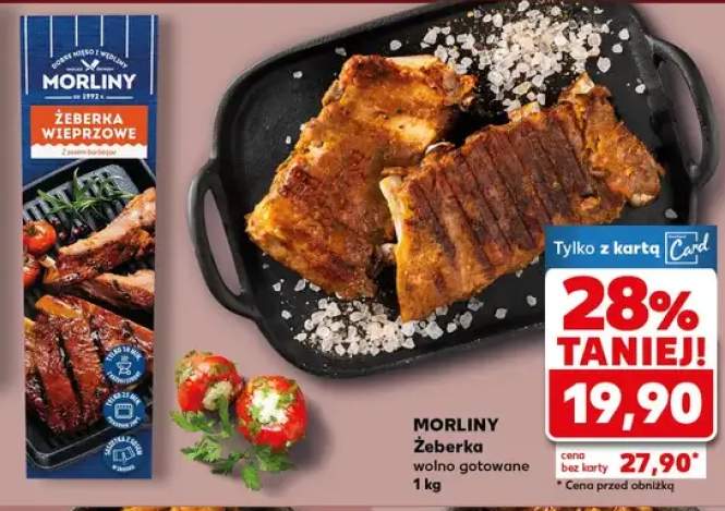 Żeberka wieprzowe wolno gotowane