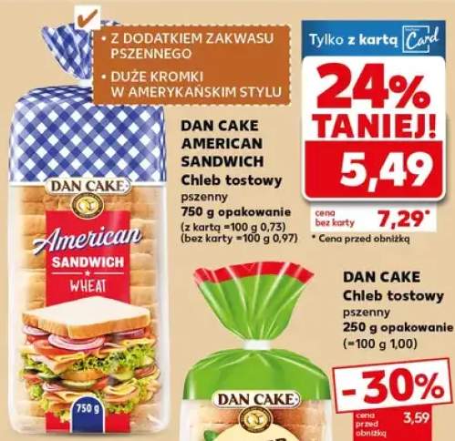 Chleb tostowy pszenny 750g opakowanie