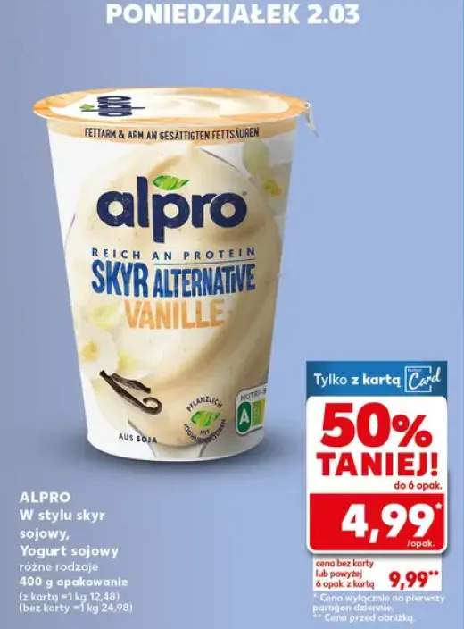 Jogurt skyr waniliowy