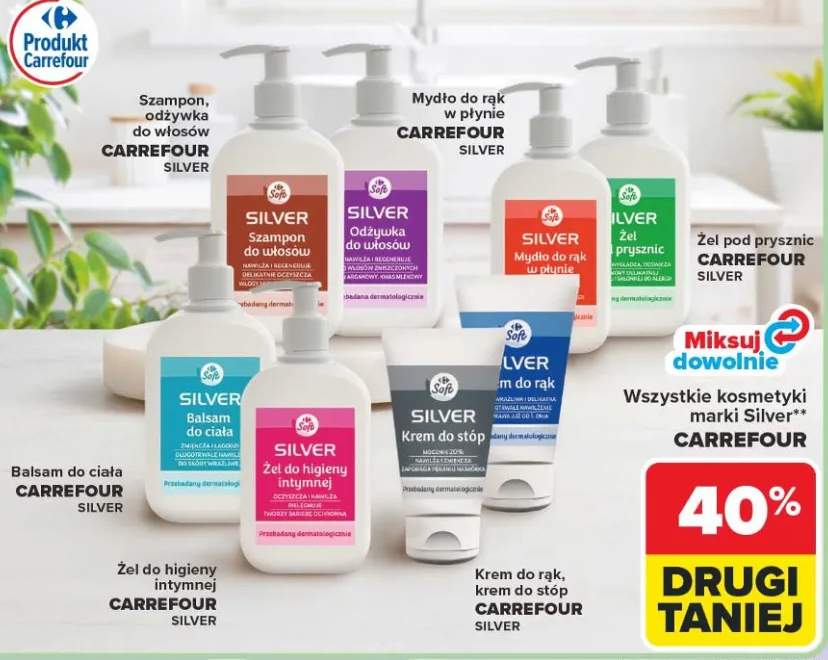 Szampon, odżywka do włosów Silver
