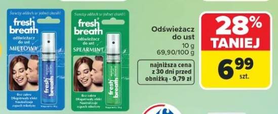 Odświeżacz do ust Miętowy, Spearmint