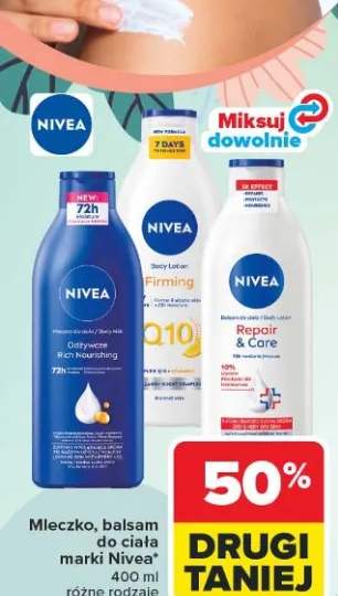 Mleczko, balsam do ciała marki Nivea różne rodzaje