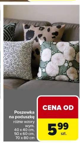Poszewka na poduszkę różne wzory