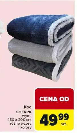 Koc Sherpa różne wzory i kolory